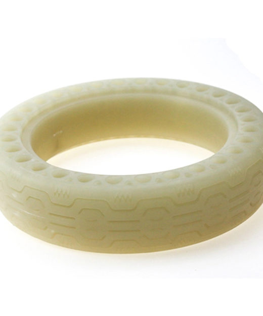 Solid fluorescent Puncture free tyre 8,5"